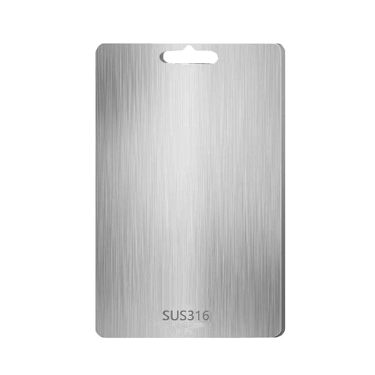 316 39x28cm Stainless Steel Anti-Bacterial Anti-Mold Board Home Kitchen Thickened Chopping Board by bashfashion