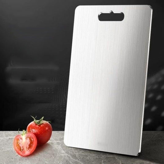 316 39x28cm Stainless Steel Anti-Bacterial Anti-Mold Board Home Kitchen Thickened Chopping Board by bashfashion