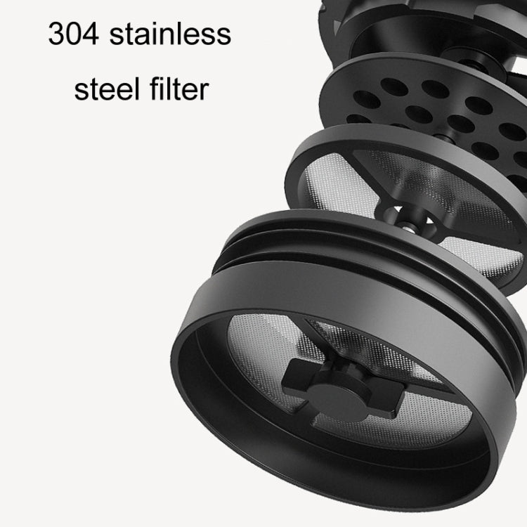 Portable Thermos Tea Brewer Coffee Filter Stainless Steel Carry-On French Press Kettle, Capacity: 320ml by bashfashion