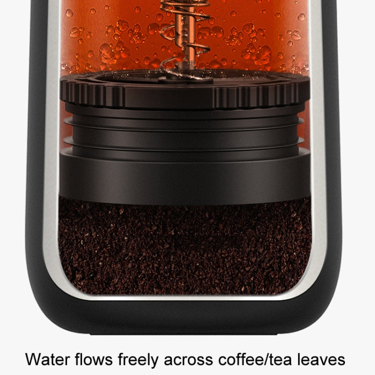 Portable Thermos Tea Brewer Coffee Filter Stainless Steel Carry-On French Press Kettle, Capacity: 320ml by bashfashion