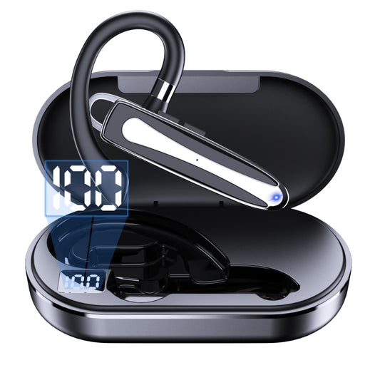 Bluetooth Earphone With Digital Display Charging Compartment Wireless Earphone For Car Talking Noise Reduction(530-1 Flagship Version) by bashfashion