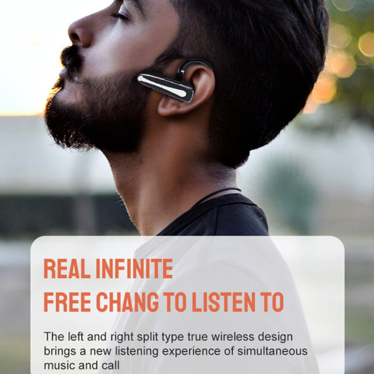 Bluetooth Earphone With Digital Display Charging Compartment Wireless Earphone For Car Talking Noise Reduction(530-1 Flagship Version) by bashfashion