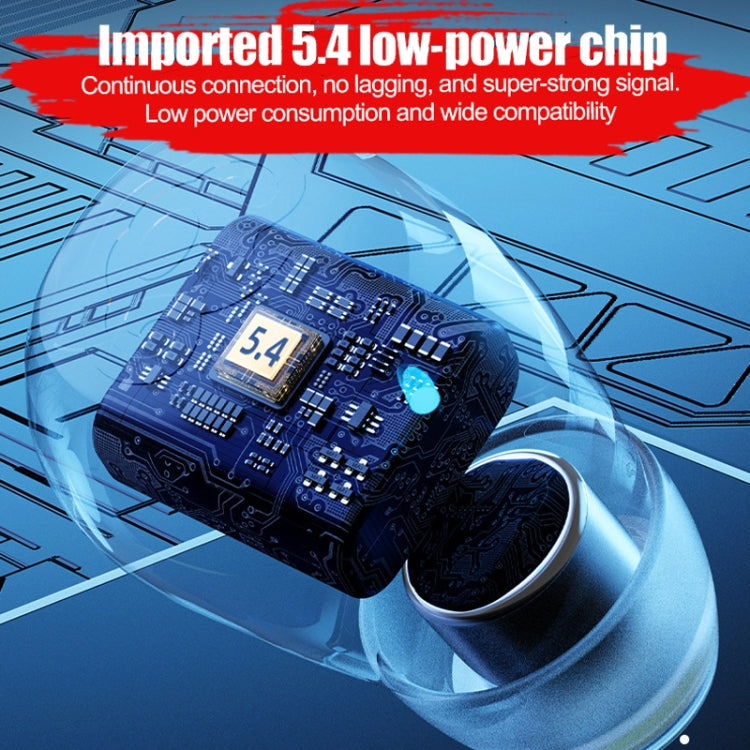 Q1 Mini Single Ear With Charging Compartment Wireless Invisible Stereo Bluetooth Earphone(Pink) by bashfashion