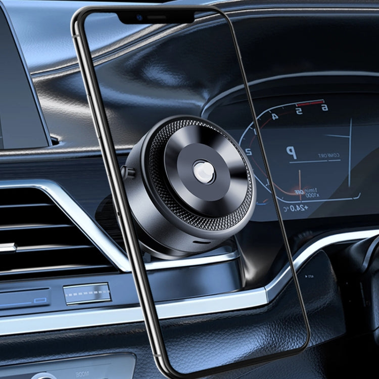 AIMITE M12 Car Phone Magnetic Rotating Holder Vacuum Suction Cup Strong Magnetic Support Bracket(Black) by AIMITE