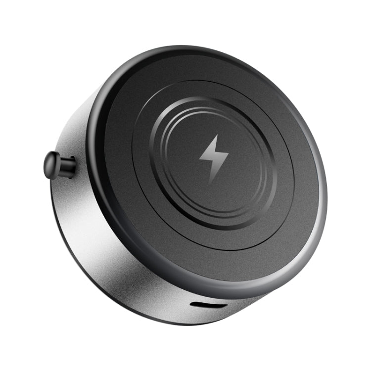 AIMITE M8 Car Wireless Charger Phone Holder Vacuum Suction Cup Strong Magnetic Support Bracket(Silver) by AIMITE