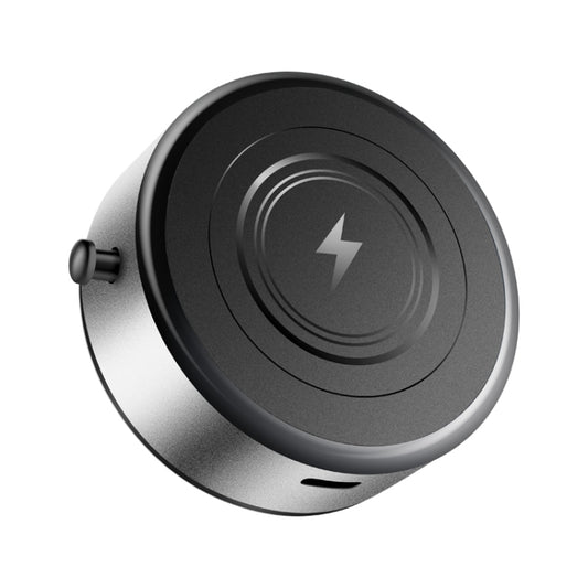 AIMITE M8 Car Wireless Charger Phone Holder Vacuum Suction Cup Strong Magnetic Support Bracket(Silver) by AIMITE