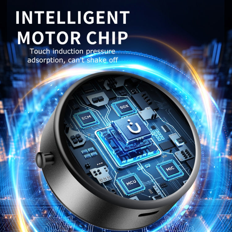 AIMITE M8 Car Wireless Charger Phone Holder Vacuum Suction Cup Strong Magnetic Support Bracket(Silver) by AIMITE