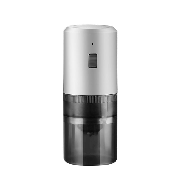USB Rechargeable Adjustable Coarse and Fine Household Portable Electric Coffee Bean Grinder(White) by bashfashion