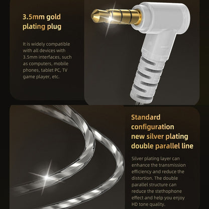 QKZ HBB Standard 3.5mm Mobile Phone Earphones Sports In-Ear Pluggable Stage Earphone by QKZ