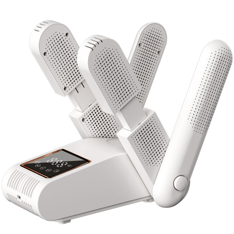 UV Antibacterial LED Touch Intelligent Constant Temperature Shoe Dryer, Spec: EU Plug(White) by bashfashion