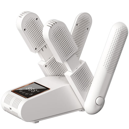 UV Antibacterial LED Touch Intelligent Constant Temperature Shoe Dryer, Spec: US Plug(White) by bashfashion