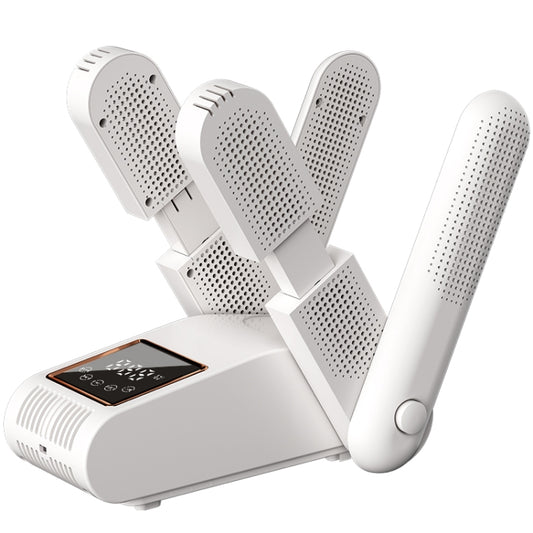 UV Antibacterial LED Touch Intelligent Constant Temperature Shoe Dryer, Spec: US Plug(White) by bashfashion