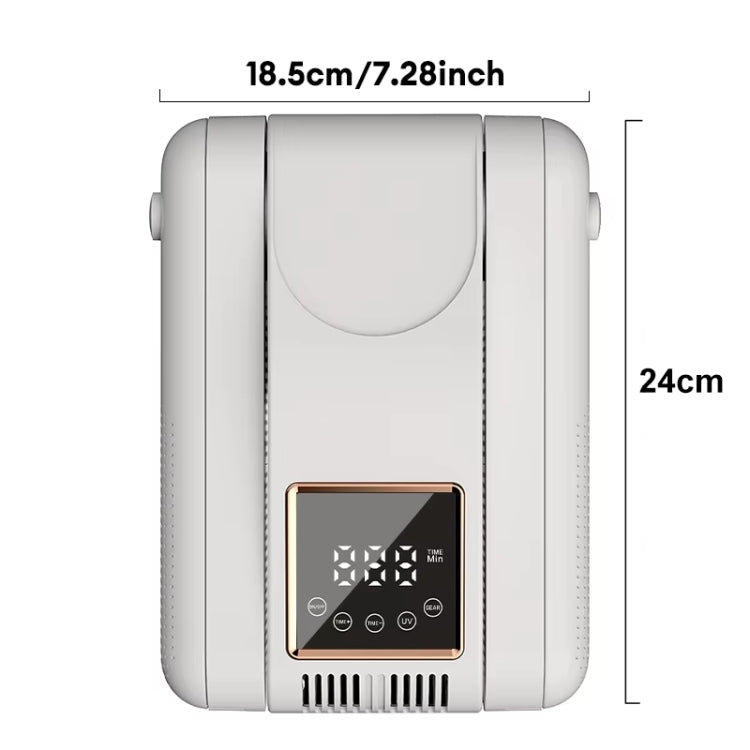 UV Antibacterial LED Touch Intelligent Constant Temperature Shoe Dryer, Spec: EU Plug(White) by bashfashion