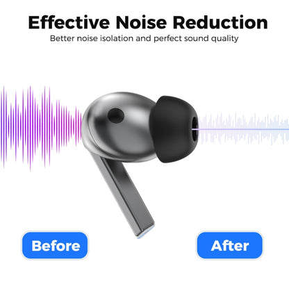 For Samsung Galaxy Buds3 Pro AhaStyle WG173 Earphone Silicone Earbuds, Size: S+M+L(White) by AhaStyle