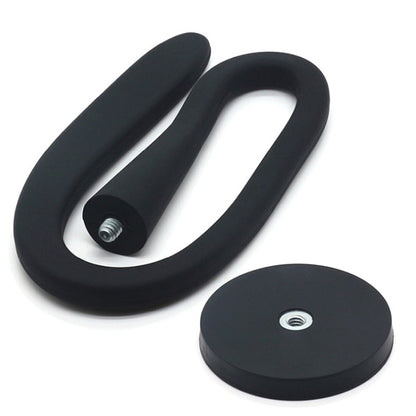 Universal Flexible Magnetic Washing Machine Door Stopper Front Load Washer Door Prop 43mm Black by bashfashion