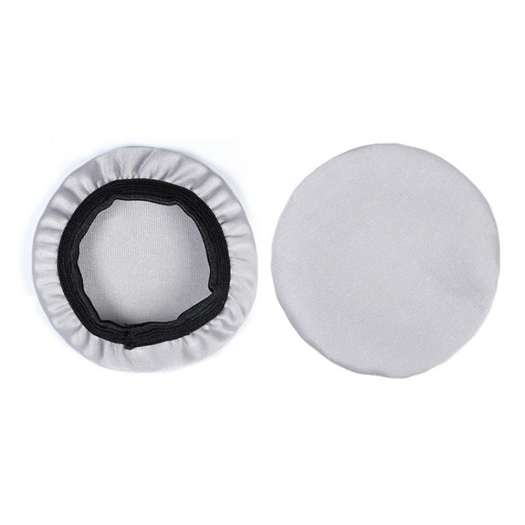 2pcs Universal Round Reusable Headset Dust Cover Sweat-proof Breathable Protective Cover, Color: L Gray by bashfashion