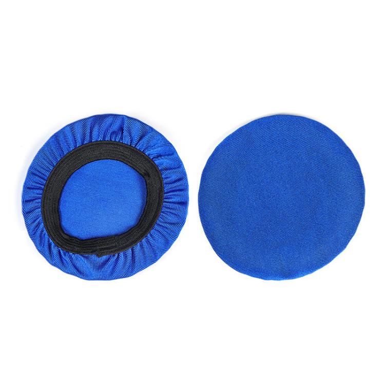 2pcs Universal Round Reusable Headset Dust Cover Sweat-proof Breathable Protective Cover, Color: L Blue by bashfashion