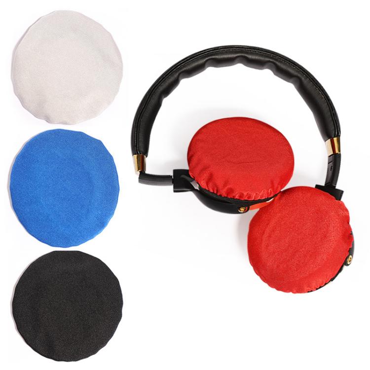 2pcs Universal Round Reusable Headset Dust Cover Sweat-proof Breathable Protective Cover, Color: S Gray by bashfashion
