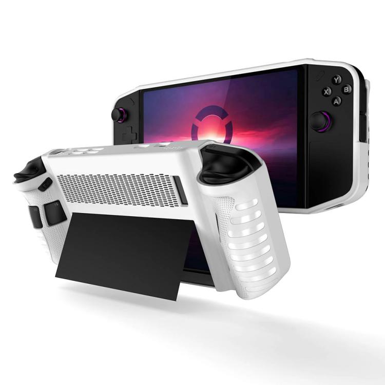 For Lenovo Legion Go Game Console TPU Case Shock-Absorption Protective Cover(White) by bashfashion