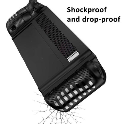 For Lenovo Legion Go Game Console TPU Case Shock-Absorption Protective Cover(Black) by bashfashion
