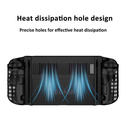 For Lenovo Legion Go Game Console TPU Case Shock-Absorption Protective Cover(Black) by bashfashion