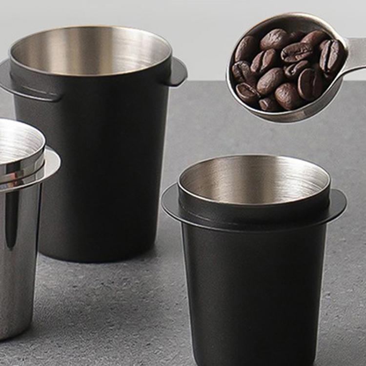 Thickened Coffee Catchers Espresso Machine Handle Catch Tool, Style: 58mm Stainless Steel Mirror by bashfashion