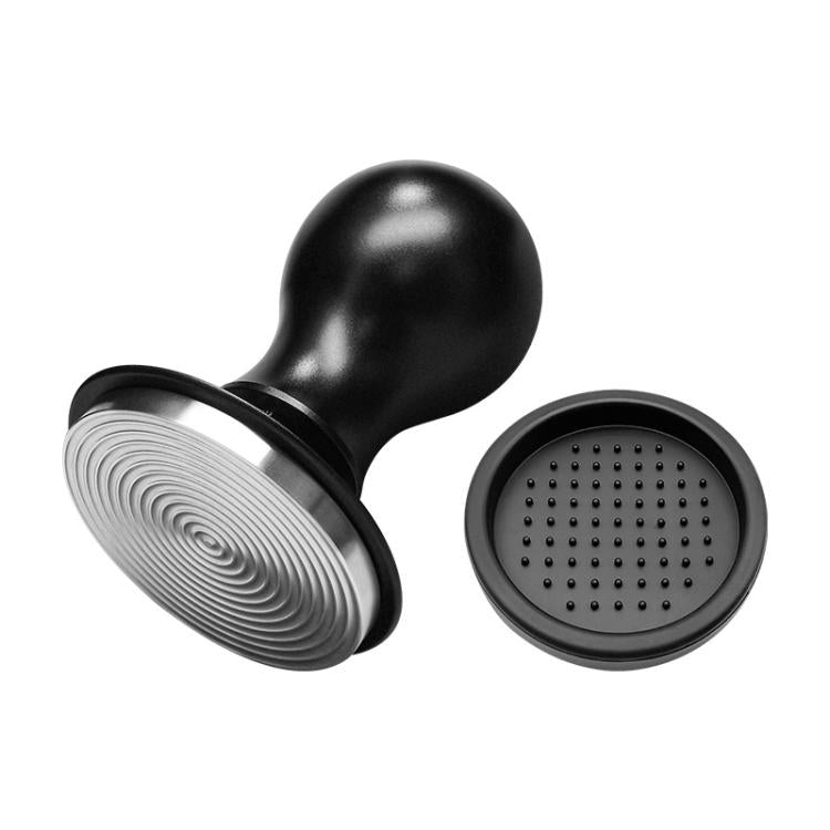 Coffee Constant Pressure Powder Press Adjustable Impact Hammer, Style: Black Thread+Round Base(58mm) by bashfashion