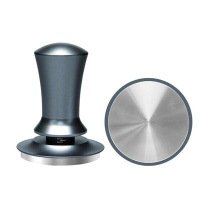 Scale Horizontal Constant Pressure Coffee Grinder Stretching Powder Press Hammer, Style: Silver Blue Flat Bottom(53mm) by bashfashion