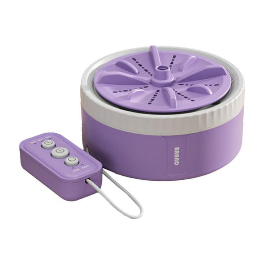 Mini Portable Underwear Socks Turbine Washing Machine, Color: Purple Standard by bashfashion