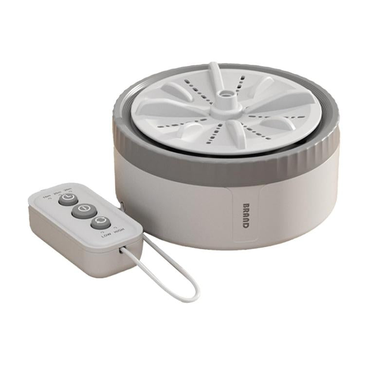 Mini Portable Underwear Socks Turbine Washing Machine, Color: Gray Three-speed Timing by bashfashion