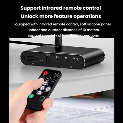 2 In 1 Amplifier AUX Bluetooth 5.4 Audio Adapter by bashfashion