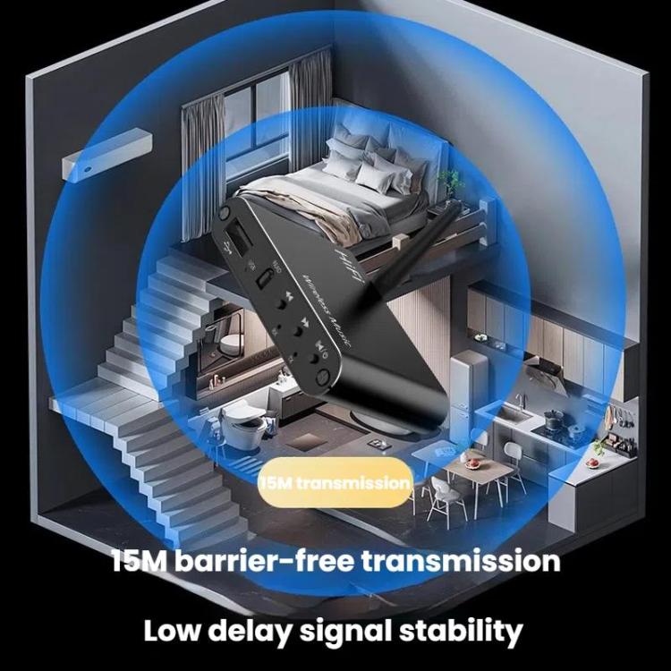 2 In 1 Amplifier AUX Bluetooth 5.4 Audio Adapter by bashfashion