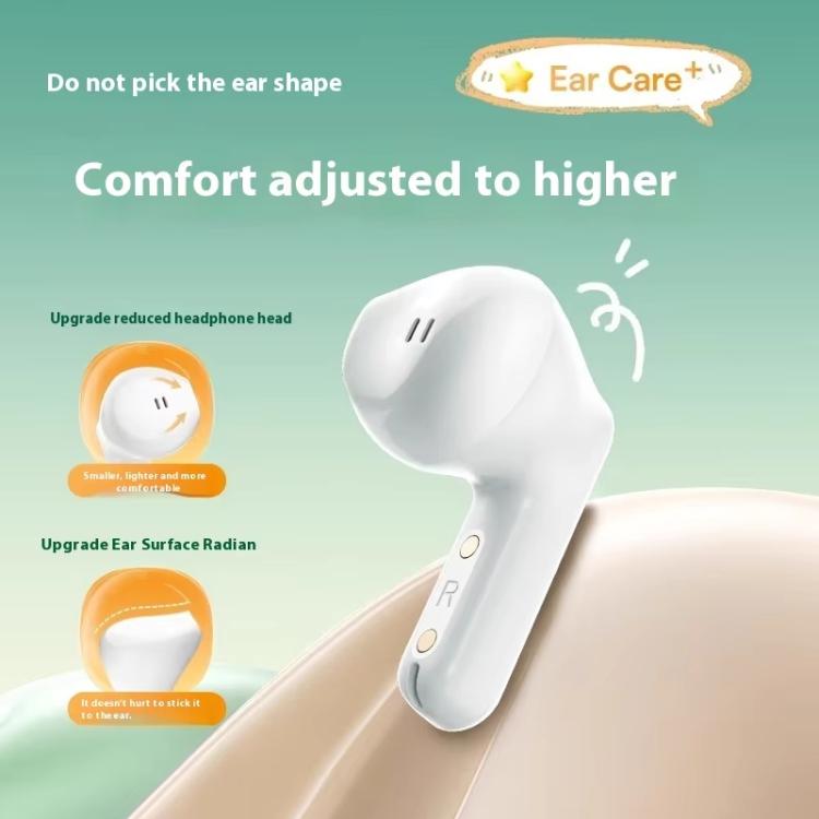 Havit E9 Semi-In-Ear ENC Noise Reduction Wireless Bluetooth Earphones, Color: White-Flagship Edition by Havit