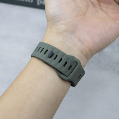 For Apple Watch Ultra 49mm Sport Loop Silicone Watch Strap + TPU Protective Case Set(Starlight) by bashfashion