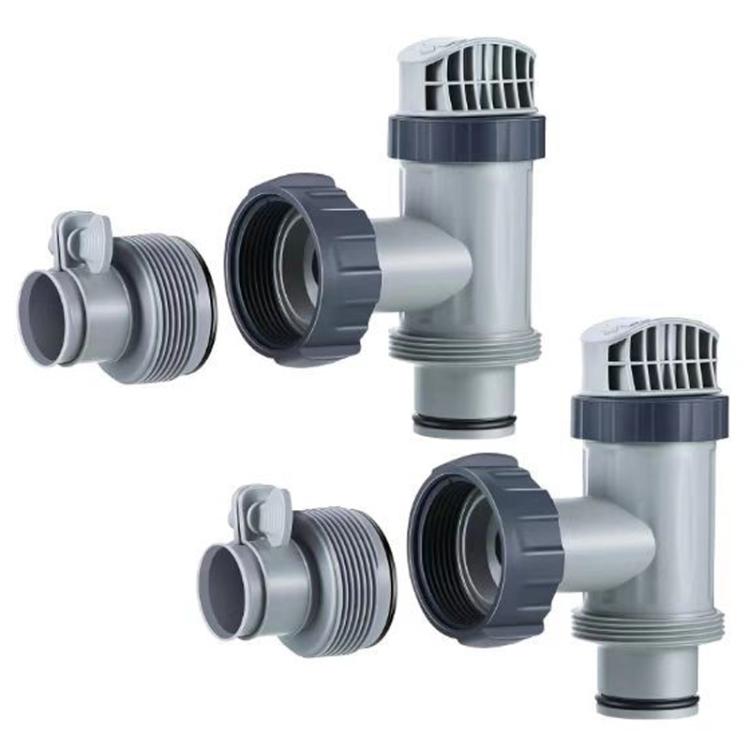 Pool Plunger Valve Hose Connector Compatible With Intex Filter Pump 28635EG 28633EG, Specification: 2 Plunger Valve+2 B Model Adaptor by bashfashion