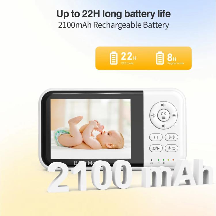 3.2 inch LCD Wireless Video Baby Monitor 2 Way Audio Talk Night Vision Surveillance Security Camera AU Plug by bashfashion