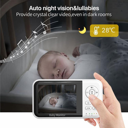 3.2 inch LCD Wireless Video Baby Monitor 2 Way Audio Talk Night Vision Surveillance Security Camera UK Plug by bashfashion