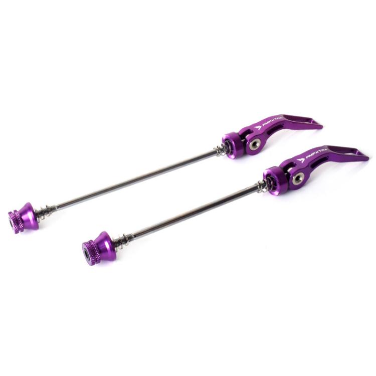 FMFXTRA JX77 Bicycle Quick Release Lever Aluminum Alloy CNC Crafted Axle(Purple) by FMFXTRA