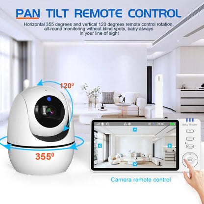 5 inch 1080P HD Baby Watcher Baby Monitor Camera UK Plug by bashfashion