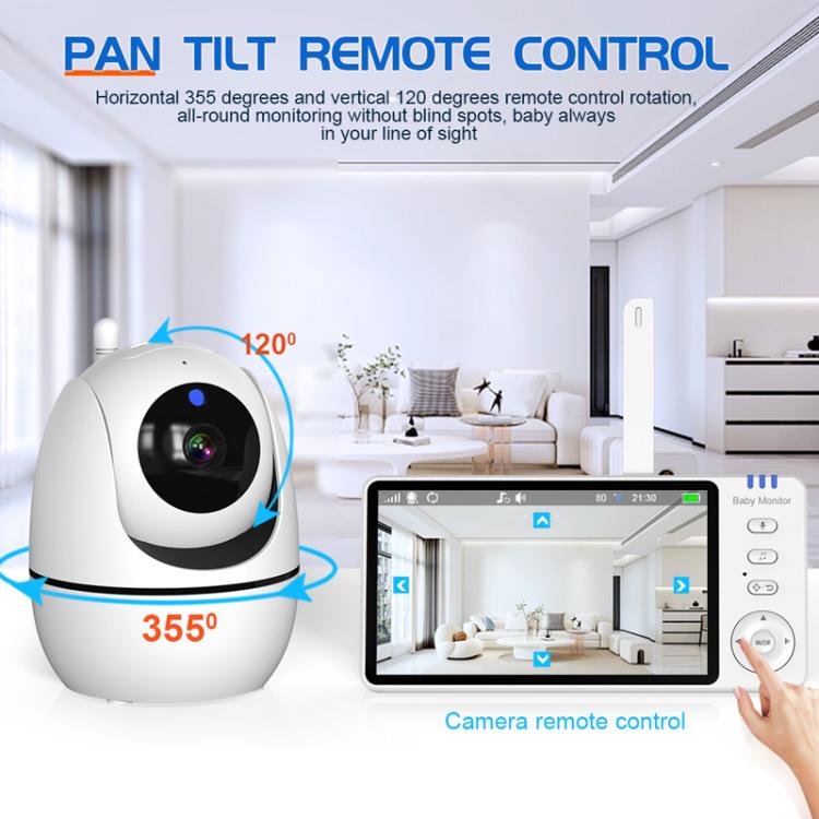 5 inch 1080P HD Baby Watcher Baby Monitor Camera AU Plug by bashfashion