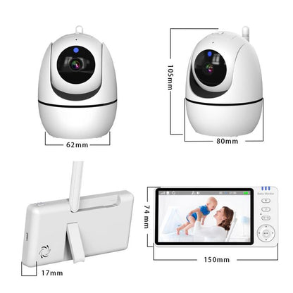 5 inch 1080P HD Baby Watcher Baby Monitor Camera AU Plug by bashfashion