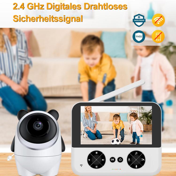 4.3 Inch IPS HD Display 720P Baby Monitor EU Plug by bashfashion