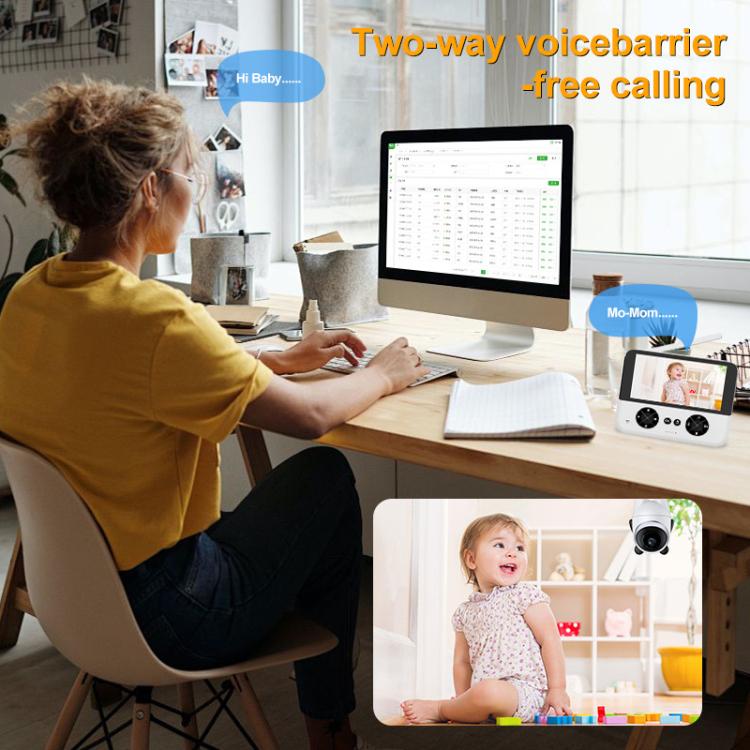 4.3 Inch IPS HD Display 720P Baby Monitor EU Plug by bashfashion