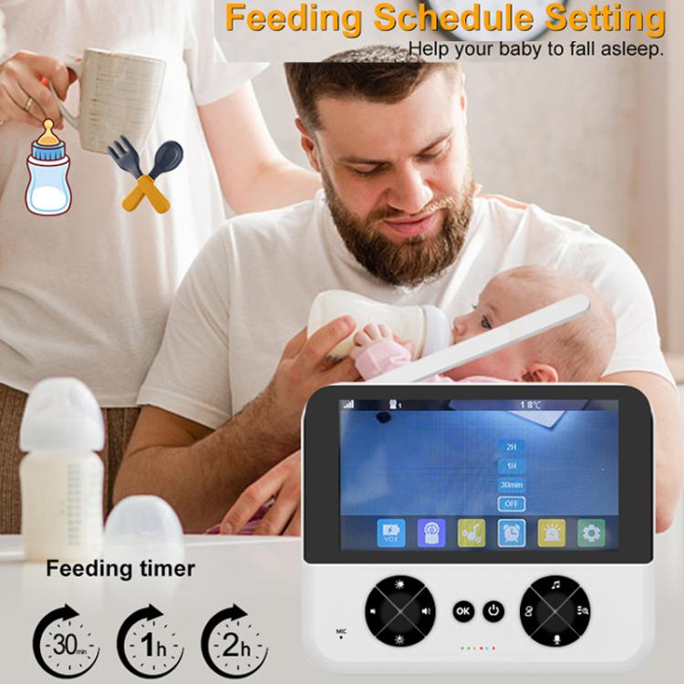 4.3 Inch IPS HD Display 720P Baby Monitor EU Plug by bashfashion