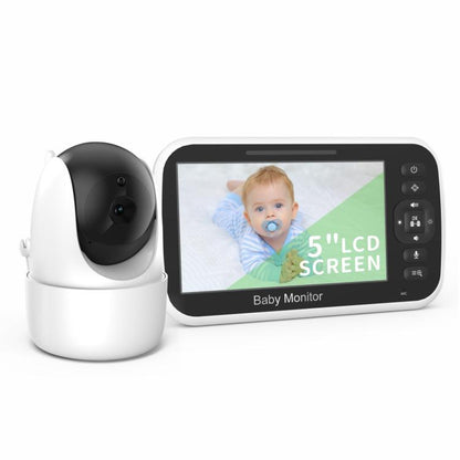 5 inch LCD Screen Auto Night Vision Baby Monitor AU Plug by bashfashion