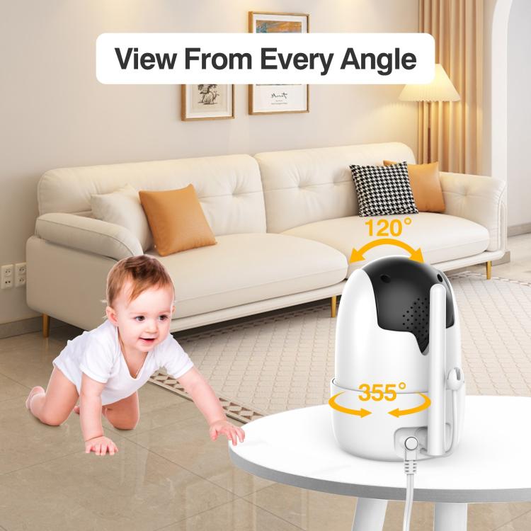 5 inch LCD Screen Auto Night Vision Baby Monitor AU Plug by bashfashion