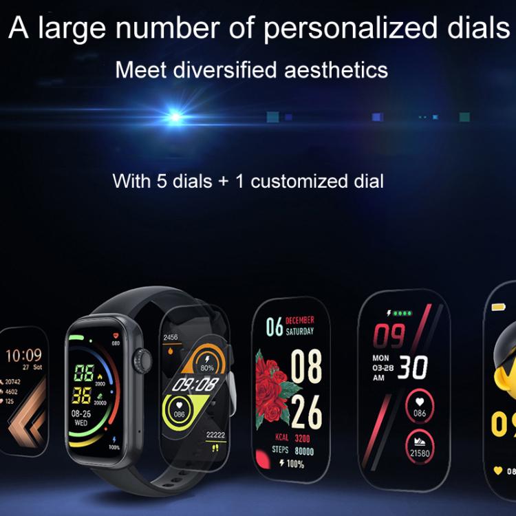 QS50 1.47inch TFT Screen Smart Wristband Support Bluetooth Calling / Oxygen Detection / Sleep Detection / Heart Rate Detection(Pink) by bashfashion