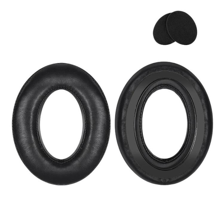 2pcs For Sennheiser HD545 / HD565 / HD580 / HD600 / HD650 Earphone Cover Sponge Earmuffs With Tuning Foam, Material: Lambskin-Patchwork by bashfashion