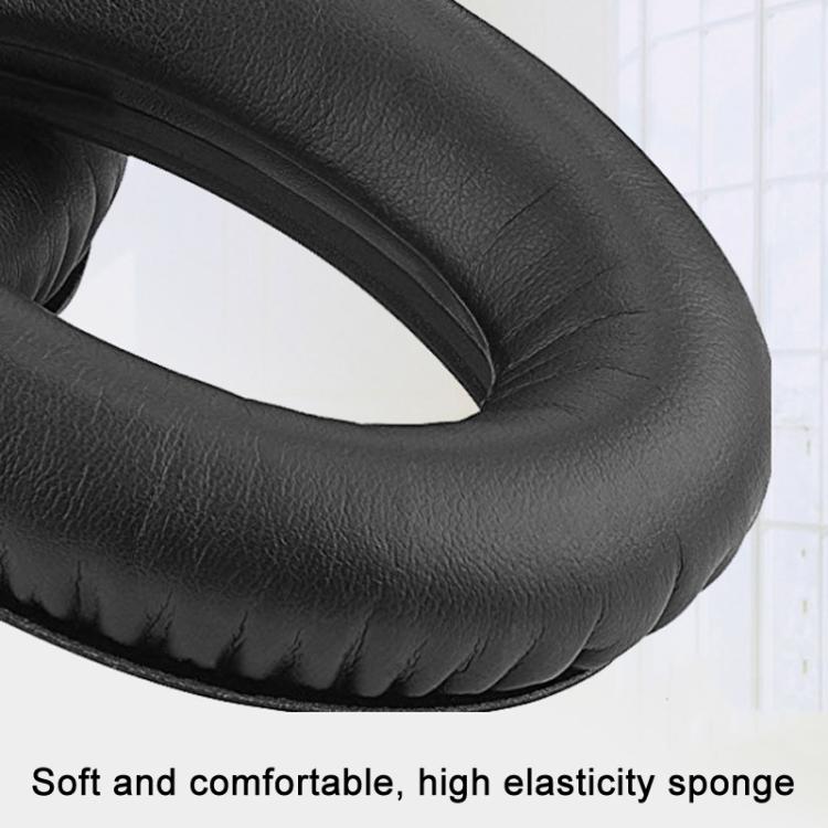 2pcs For Sennheiser HD545 / HD565 / HD580 / HD600 / HD650 Earphone Cover Sponge Earmuffs With Tuning Foam, Material: Flannel by bashfashion