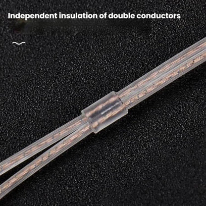 CVJ Dual Parallel 2 Pin 0.78mm S Universal Headphone Cable, Style: With Mic by CVJ